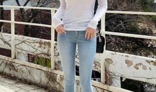 穿紧身牛仔裤的美女 穿紧身牛仔裤的美女